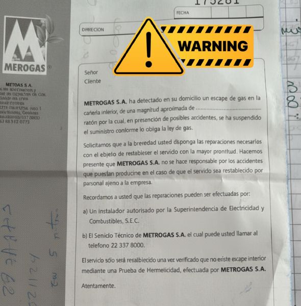 informe-de-la-compañia-de-gas-para-sellar-fugas
